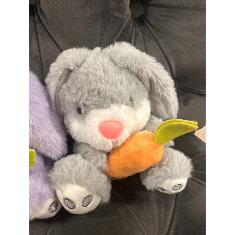 Stuffed animal bunnies set of 2 super soft baby plush kids decor room easter
4" - Picture 3 of 4